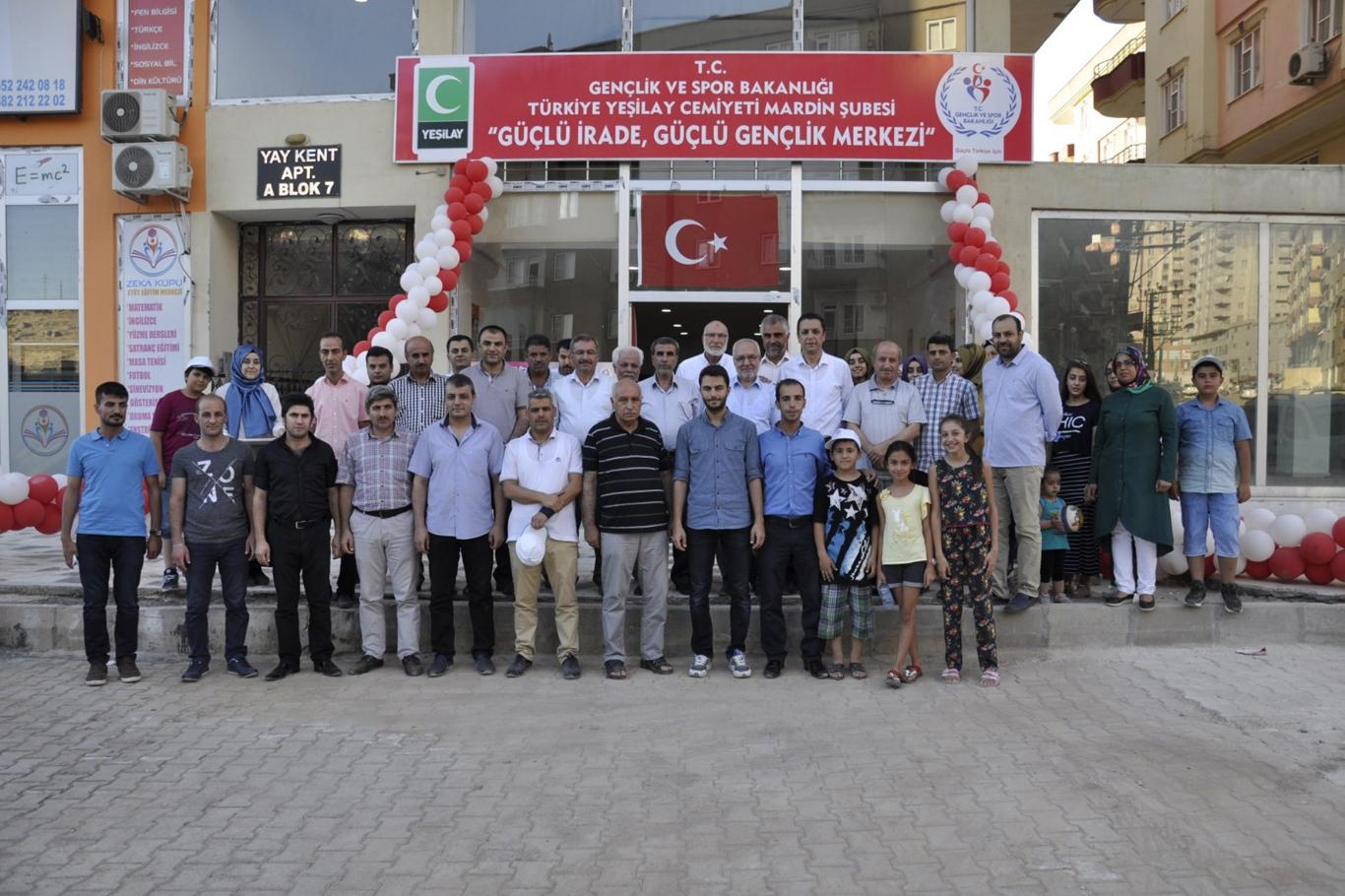 Mardin Yeşilay’ın “Gençlik Merkezi” açıldı